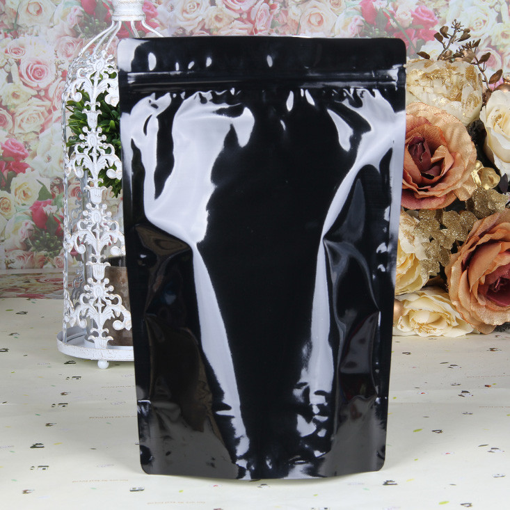 Folyo Lamine Plastik Torbalar Ambalaj Yeniden Kapatılabilir Mylar Kilitli Çanta Kırmızı Mylar Fermuarlı Çanta