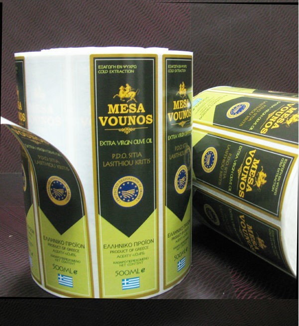 Kırmızı Şarap Of Sıcak Damgalama Özel Tasarım Şişe Etiketi / Özel Etiket Etiket