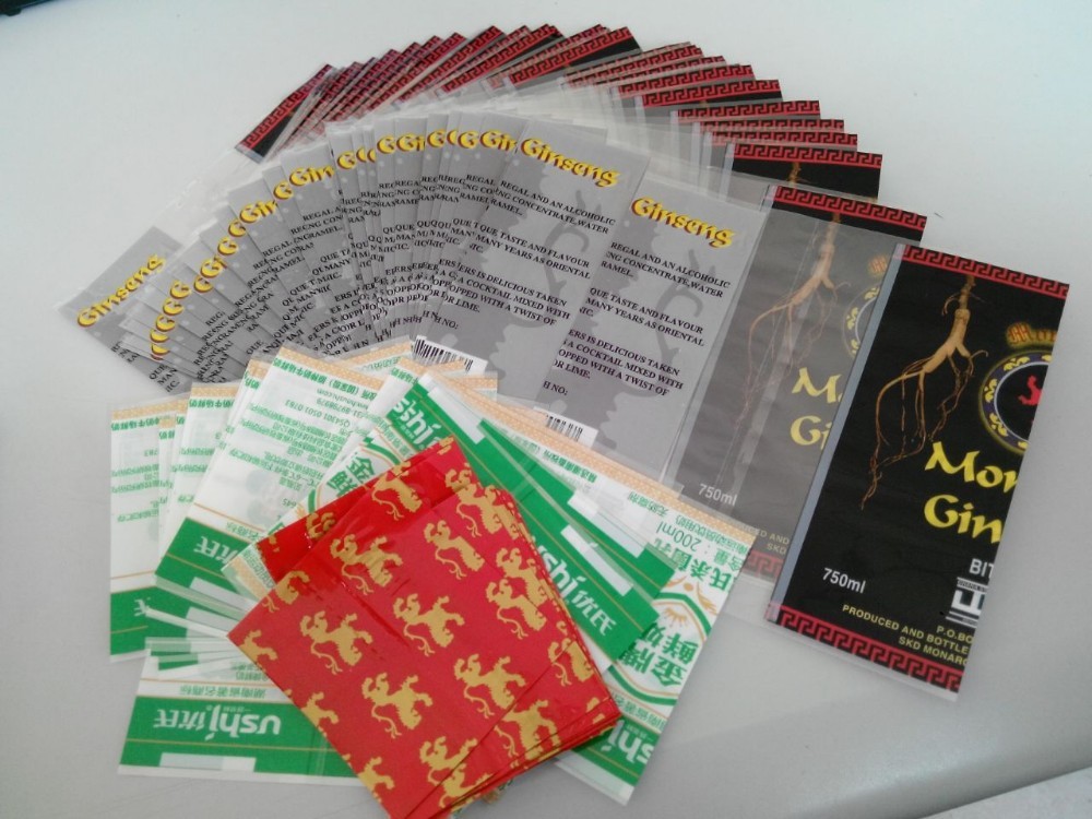 Hindistan Cevizi Su Şişesi Ambalajı İçin El Uygulaması Shrink Sleeve Etiket