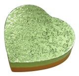 ekoratif Lüks Geri Dönüşümlü Hediye Kağıt Kutusu, Çikolata İçin Yeşil Kağıt Kutusu