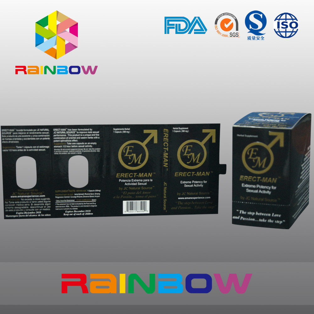 Metal Stay ile Dicalcium Fosfat Microcrystalline Selüloz Kağıt Kutu Ambalaj