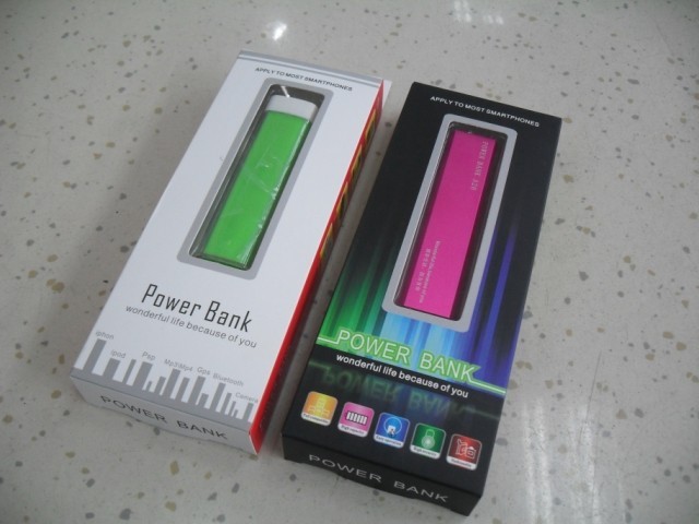 Güç Bankası İçin Pencere ile Özel Tasarım Katlanır Asma Kağıt Kutu Ambalaj