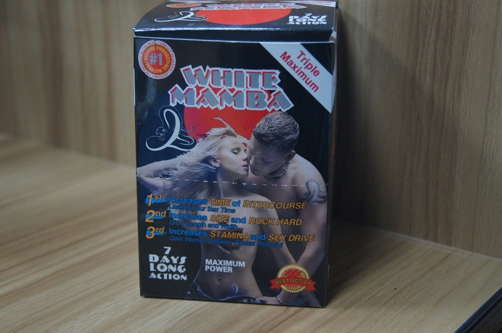 Seks Geliştirme Hapları Ekran Kağıt Kutusu Ve Kartları Siyah Panter Kutuları