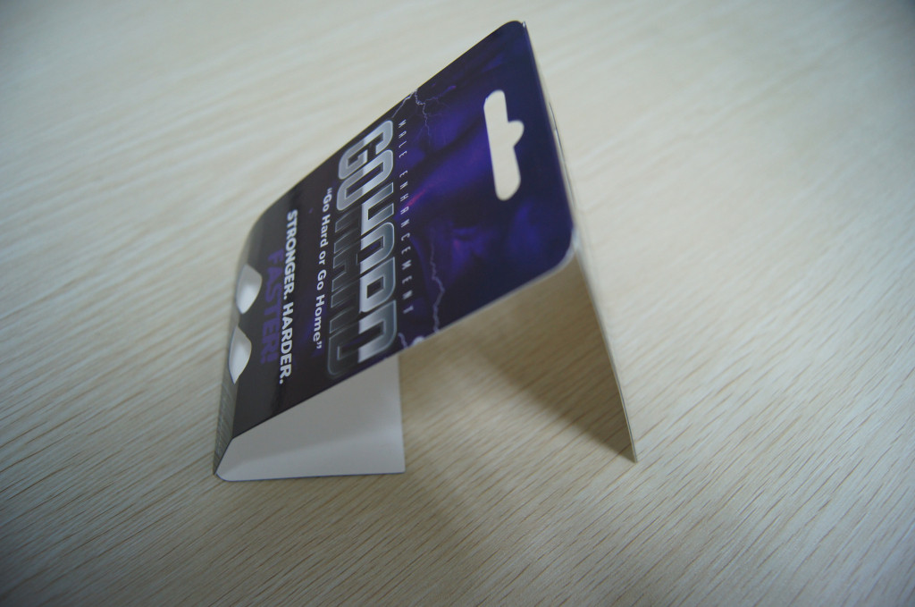 Cinsel Haplar / Caspsule için Fashional Kağıt Damgalama Blister Kart Ambalajı