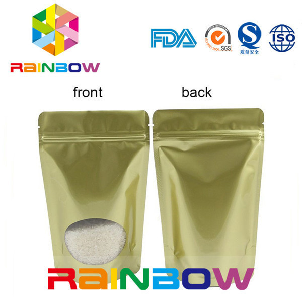 Hindistan Cevizi Cipsleri İçin Gıda Sınıfı Stand Up Fermuarlı Çanta / Pet Yiyecek / Snack / Bisküvi