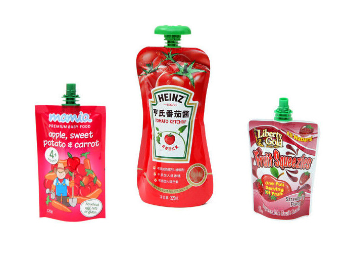 Sıvı Plastik Torbalar İçme / Esnek doypack çantası için paketleme