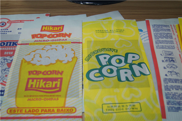 Food Grade Düz Tabanlı Kahverengi Özel Kağıt Torbalar Snack için En Açık