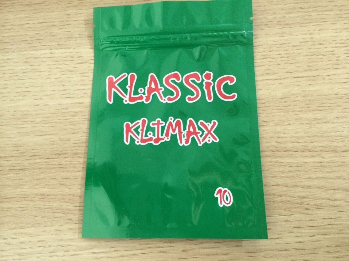 Geri dönüşümlü Lamine Alüminyum Folyo Ambalaj Bitkisel - Tütsü Mylar Kilitli Torba