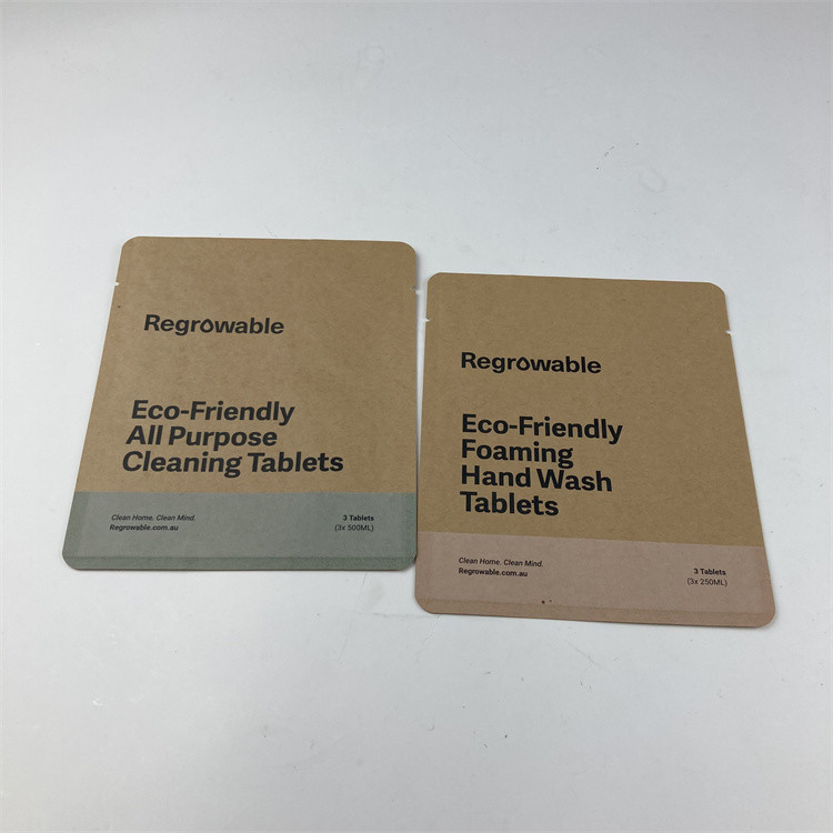 Snack Candy için Dijital Baskı Kompostlanabilir Kağıt Torba Çevre Dostu Gıda Sınıfı