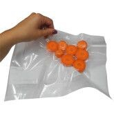 Açık Gıda Koruyucu Rulolar Gıda Vakumlu Mühürlü Torbalar Gravure Baskı ile