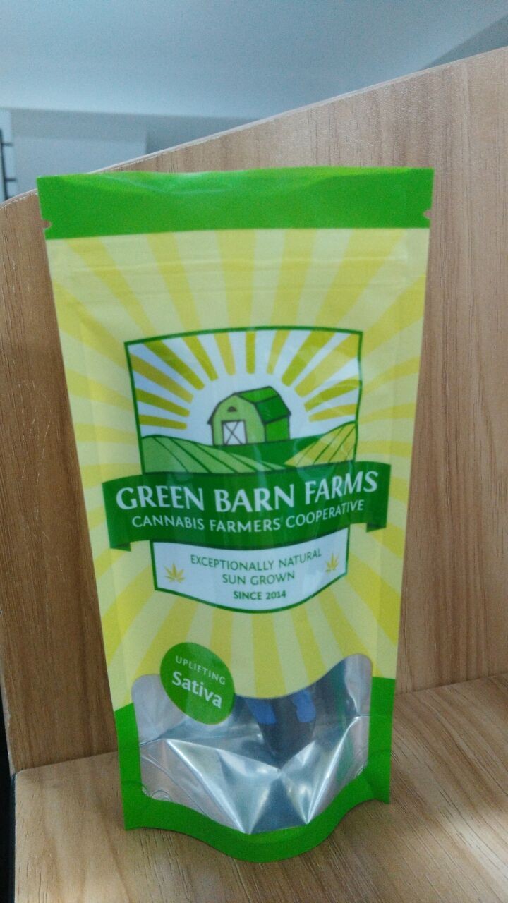 Temizle Pencere ile Özelleştirilmiş Stand Up Gıda Alüminyum Folyo Lamine Fermuar Çanta