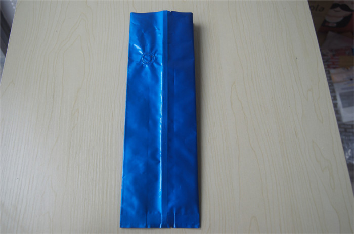 250g Düz Baskı Folyo Kaplı Çay Poşetleri Ambalajlı Yan Kıskaçlı Kahve Torbası Valfli