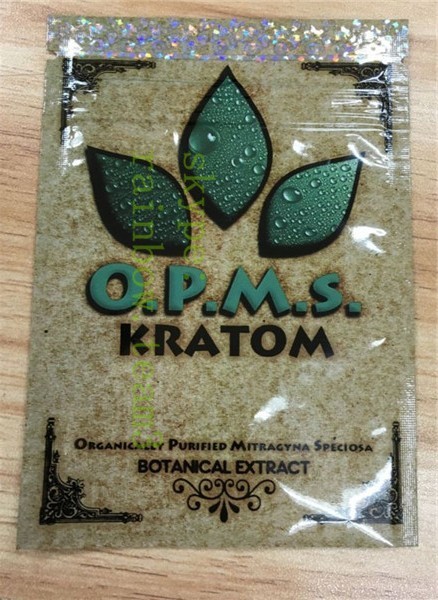 Kannabinoidler kratom kapsüller / mitragyna için alüminyum folyo üst kilitli ambalaj çanta