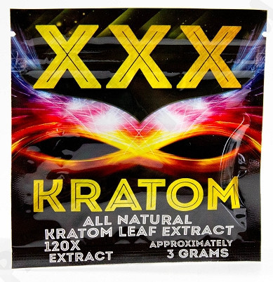 3g Xxx Kratom Toz Kilitli Torba / Kratom Bitkisel Tütsü Ambalaj Torbası