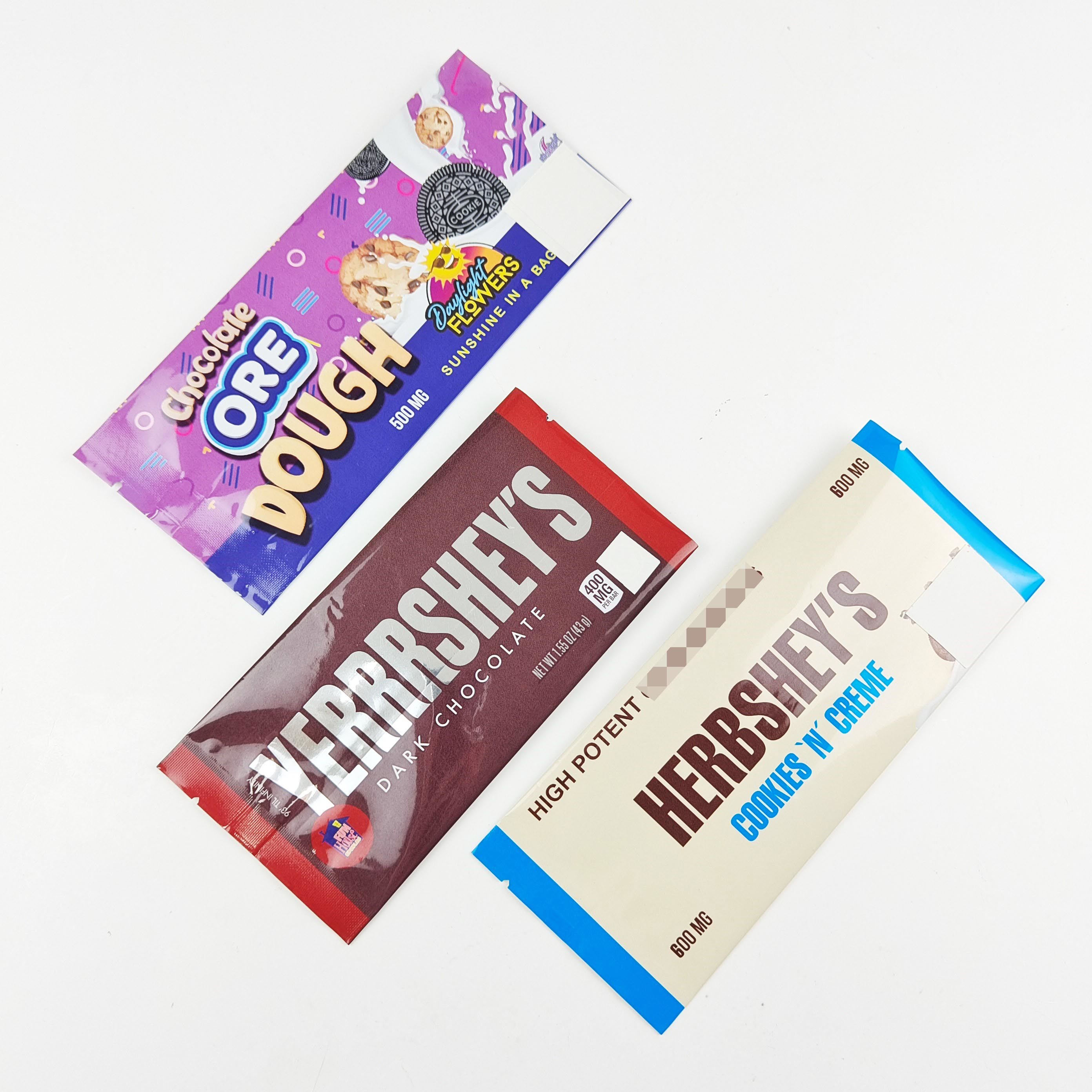 500mg Çikolata Paketleme Torbaları Nem Geçirmez Yenilebilir Alüminyum Folyo Paket Torbası