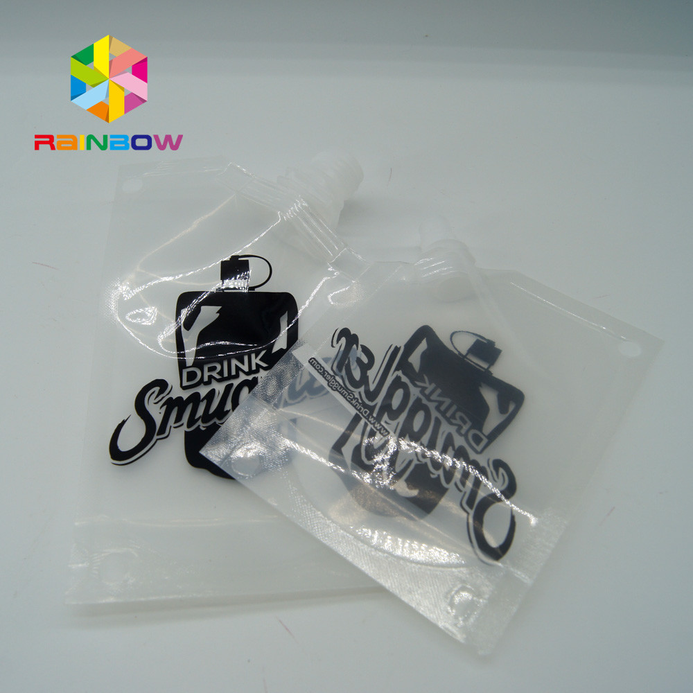 BPA Ücretsiz 4 OZ / 8 OZ Kaymaz Kullanımlık Şeffaf Plastik Şarap Şişesi / Likör Kılıfı