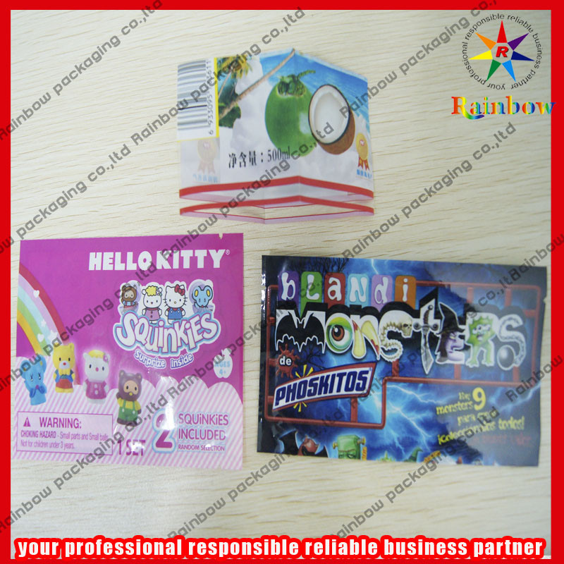 PET Isıya Dayanıklı Shrink Sleeve Baskı Süt İçin Suya Dayanıklı