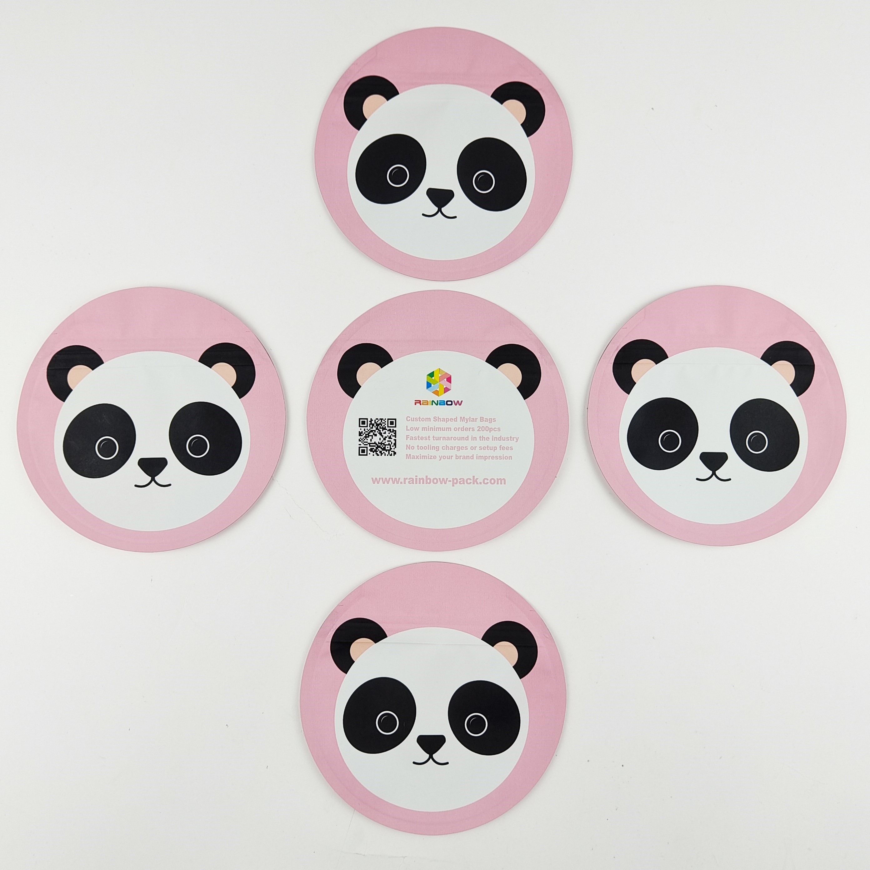 3.5g 7g Yenilebilir Şeker Özel Şekilli Çanta Düzensiz Koku Geçirmez Kalıp Kesim Mylar Çantalar