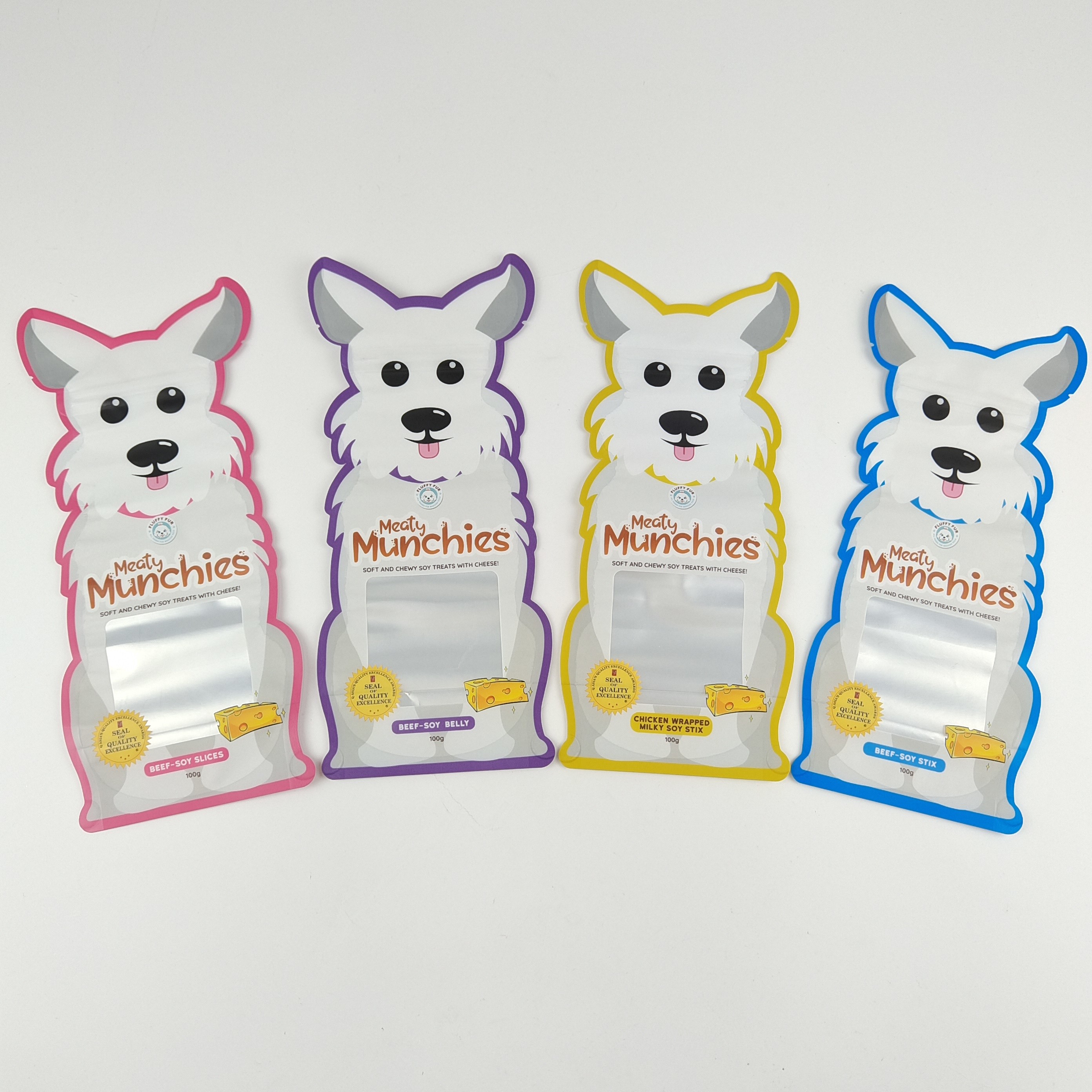 Hologram Baskılı Düzensiz Şekilli Kalıp Kesim Mylar Çantalar 3.5g - 28g Çocuklardan Uzak Koku Korumalı Çanta