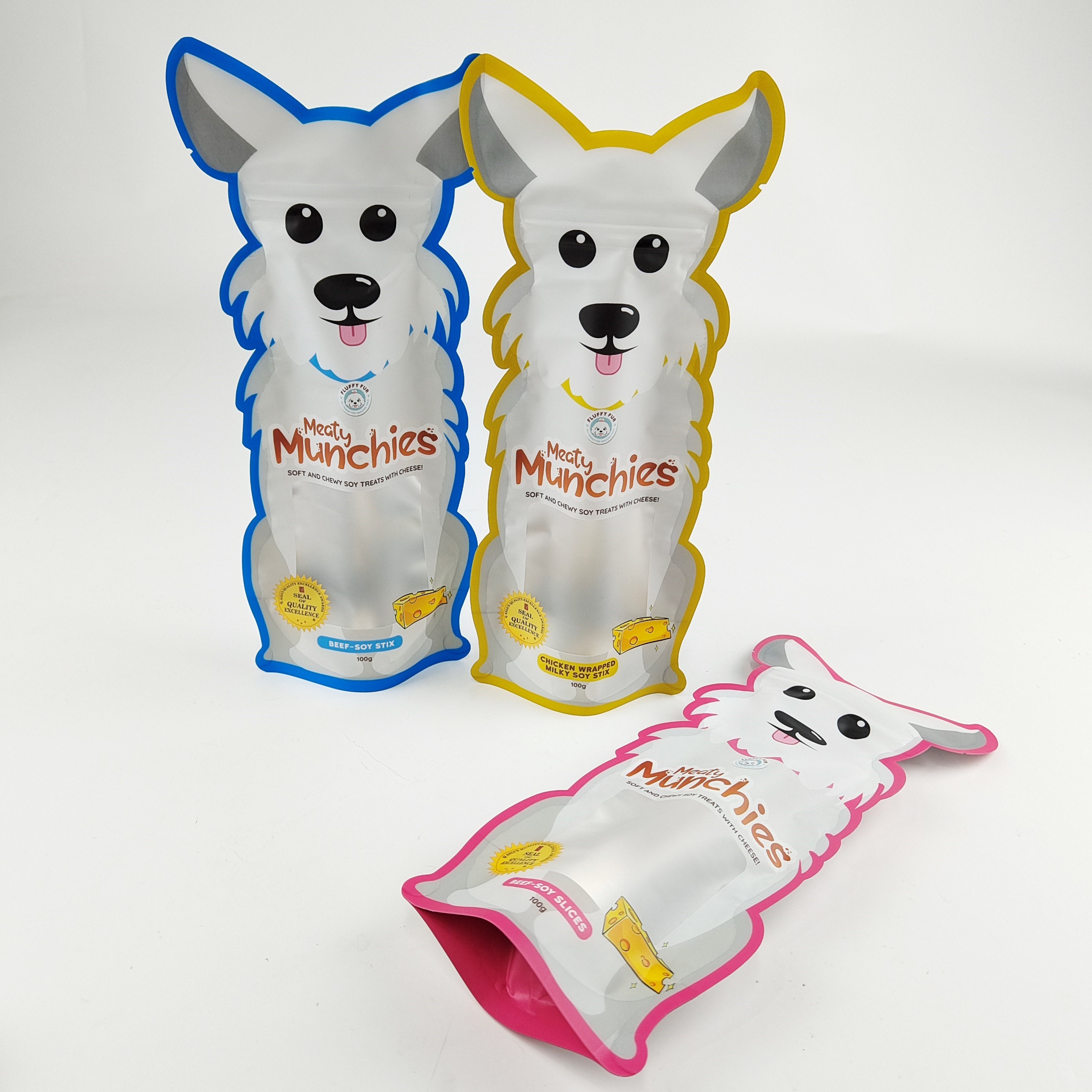 Kalıp Kesim Küçük Yeniden Kapatılabilir Koku Geçirmez Çanta 3.5g Kurabiye Mylar Gıda Torbaları