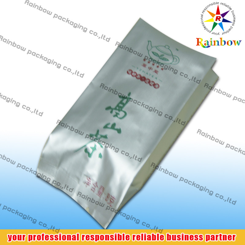 PET / AL / PE Yandan Köşeli Poşet Ambalajları