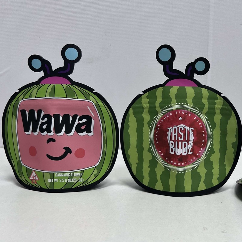 Plastik Folyo Bitkisel Tütsü Ambalajı Mylar Çanta Ayakta Kese Esrar Çiçeği