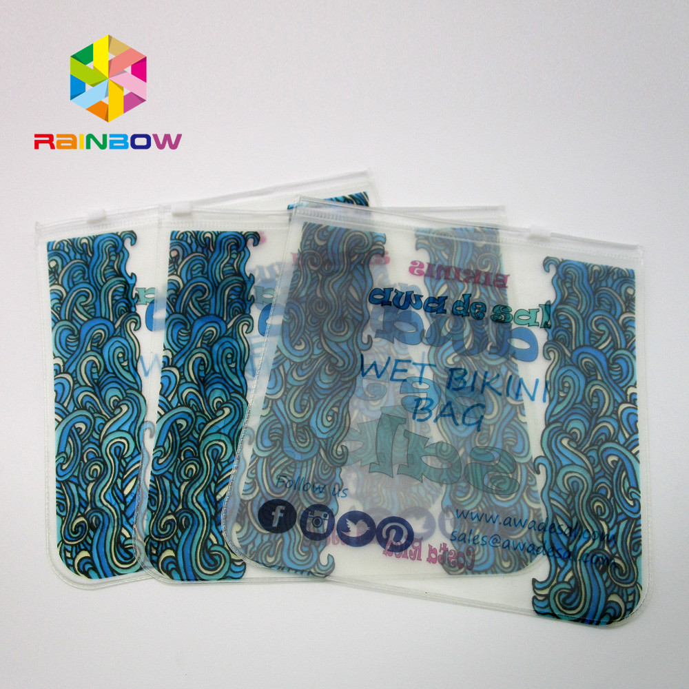 Şeffaf PVC Çanta Bikini Çantası, Fermuarlı EVA Plastik Mayo Çantası
