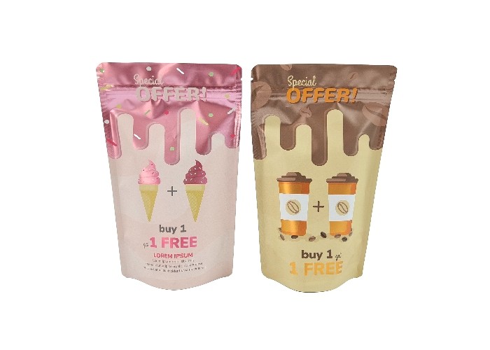 Mat Metalik Stand Up Çanta Özel Gıda Çay Paketleme Alüminyum Folyo Mylar Çantalar