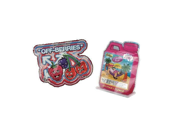 Özel Şekilli Çocuklara Dayanıklı Kilitli Torbalar Yeniden Kapatılabilir 3.5g - 28g Koku Korumalı Torbalar