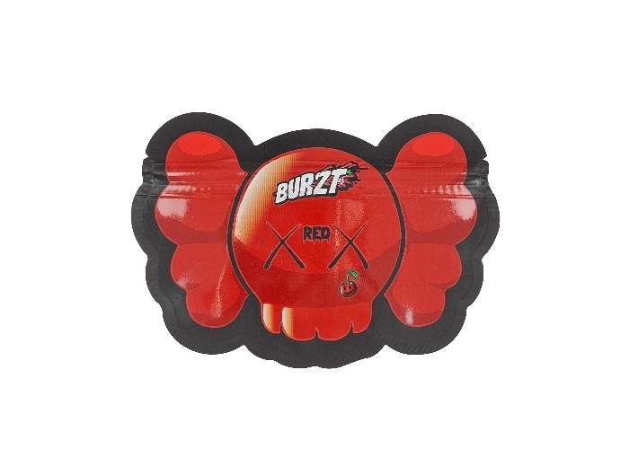 Özel Logo Baskılı Plastik Koku Geçirmez Kese 0.125oz 1oz Kilitli Yenilebilir Mylar Çanta