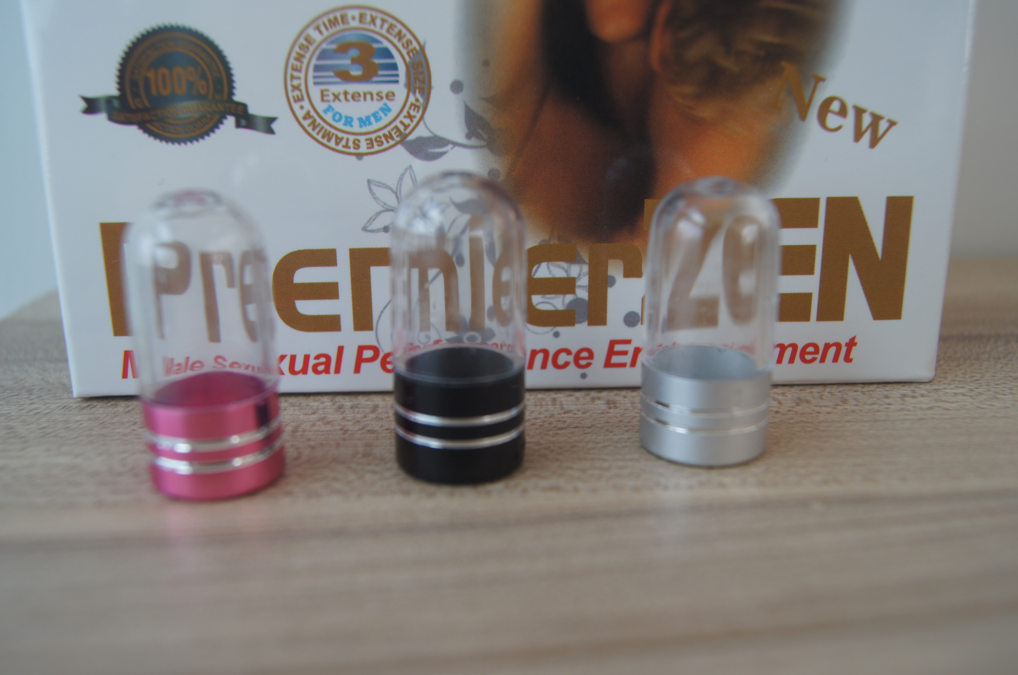 Boş Plastik Hap Şişeleri Kapsul Şekilli Konteyner Şişe PremierZen 3d Kartları Paketleme