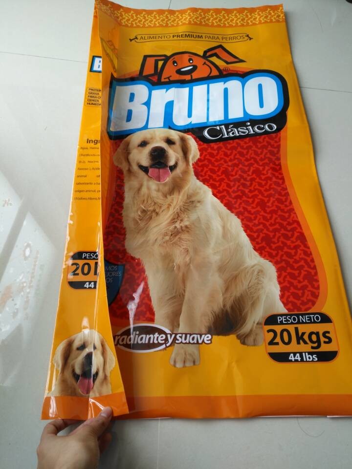 Yan köşebent kılıfı gıda saklama paketleme çantası Yan köşebent evcil hayvan gıdası için