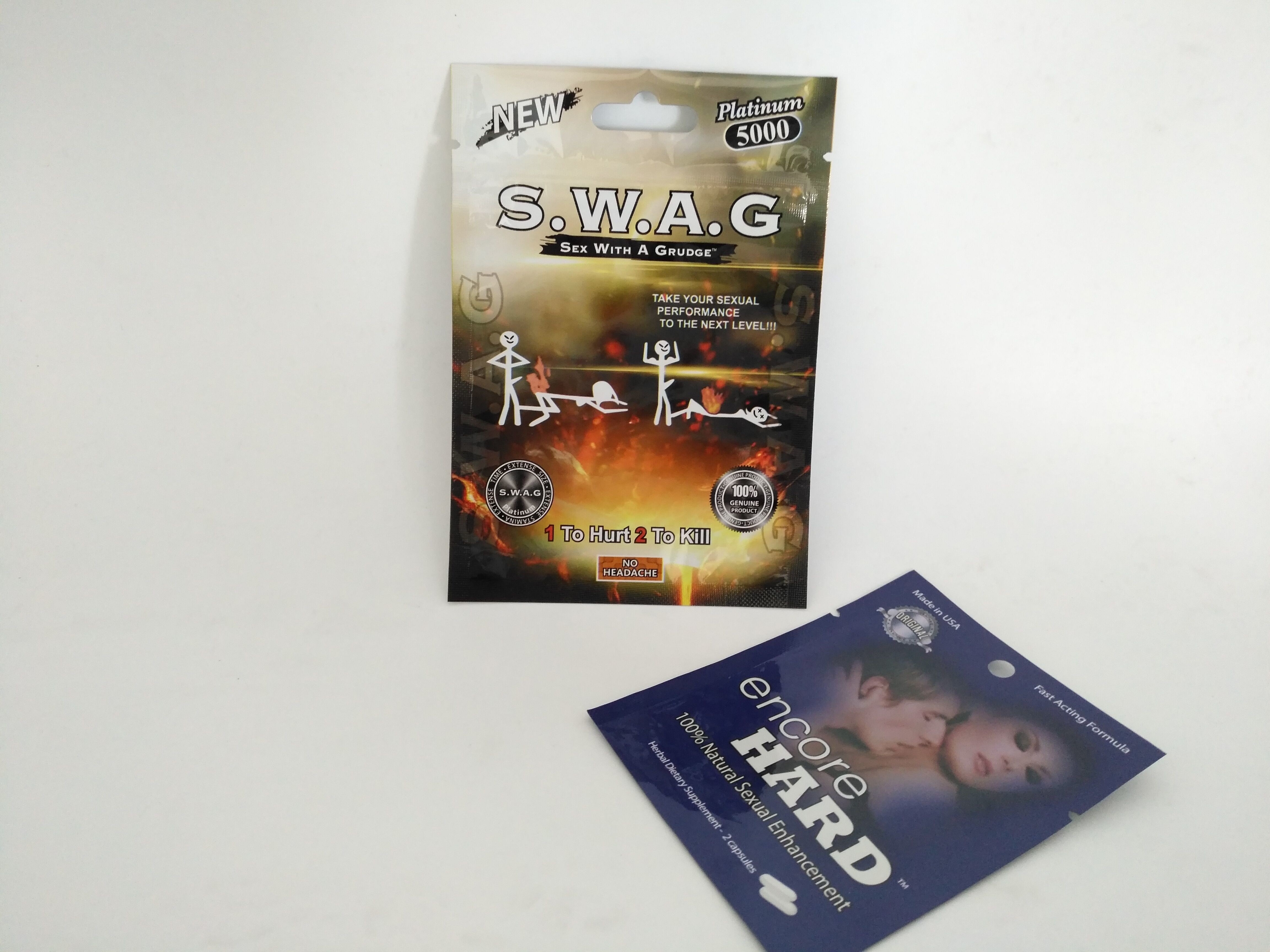 3 Yan Seal Pill Ambalaj Kılıfı Çanta Encore Sert Kapsül Tozu İçin Çentik Çentikleri