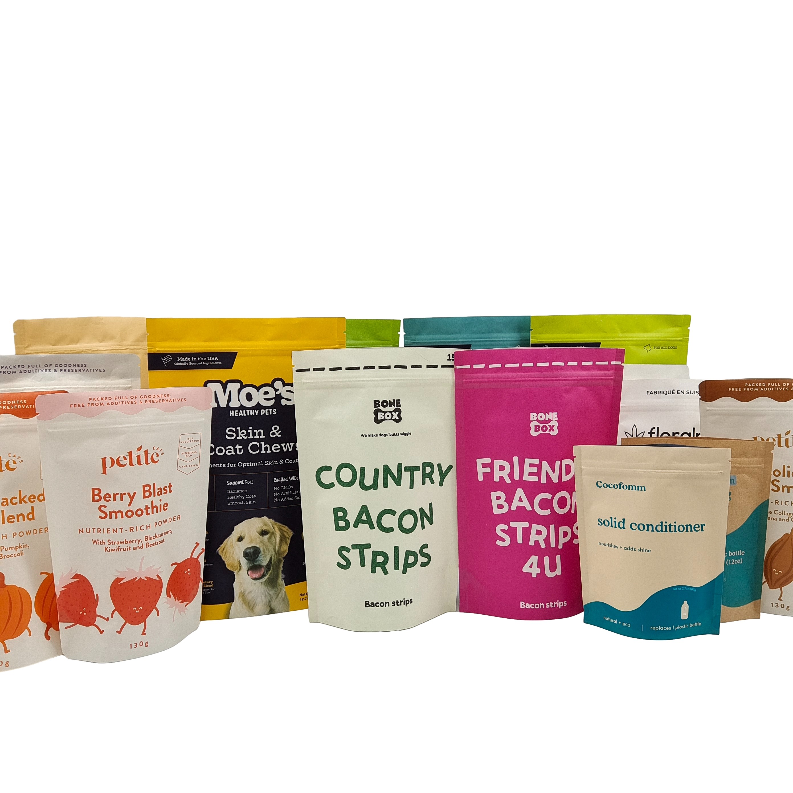 Toptan Alışveriş Özel Baskılı Biyobozulabilir Yüksek Kaliteli Kraft Kağıdı Geri Dönüştürülebilir Doypack Gıda Sınıfı Ziplock Plastik Torba