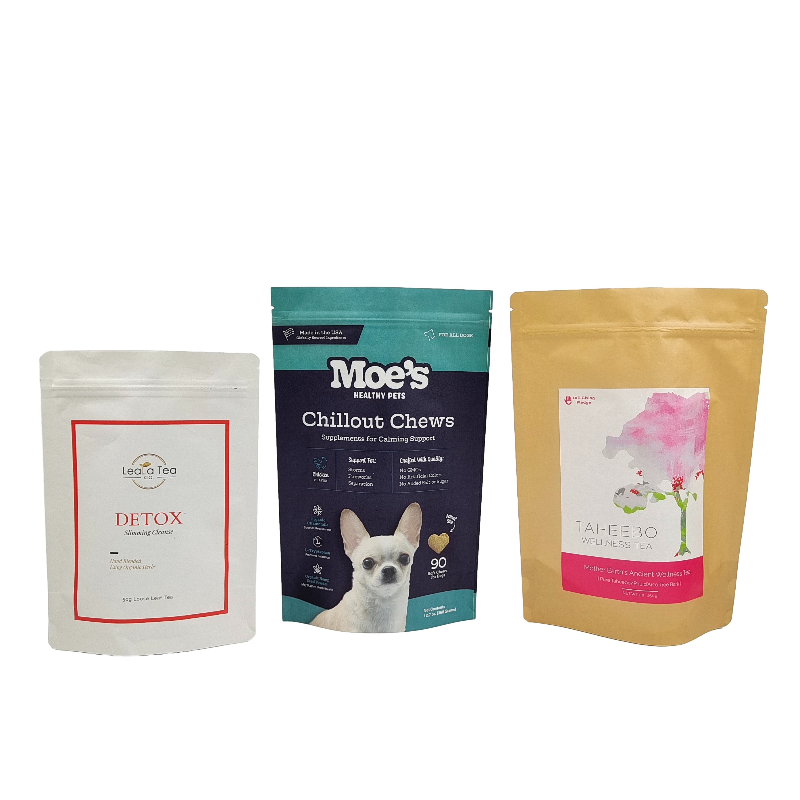 Özel Ziplock Mat Biyoizgarılabilir Çantalar Alüminyum folyo yeniden kapanan Gıda Sınıfı Kahve Fasulyesi Çay Fındığı Atıştırmalık Doypack