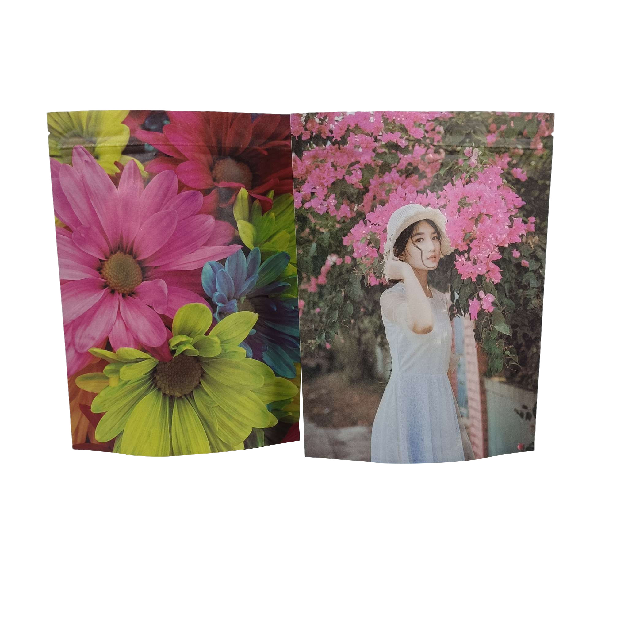 Özel Pla Gıda Paketleme Çantası Plastik Fermuar Kilitli Alüminyum Folyo Çantaları