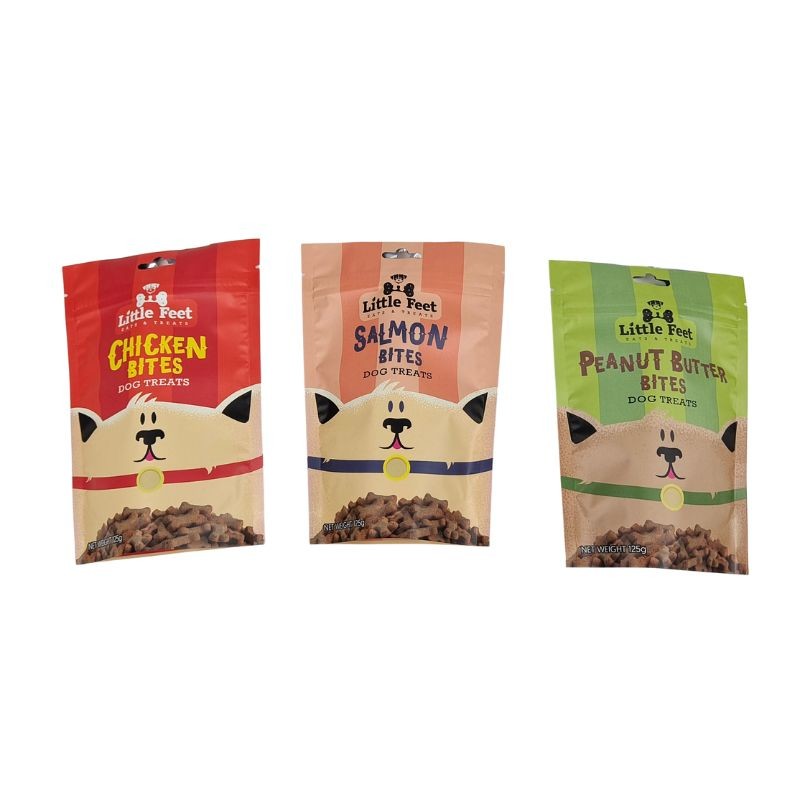 Gıda ambalajı çantası için mat yüzeyli özel basılı düz tabanlı atıştırmalık torbaları