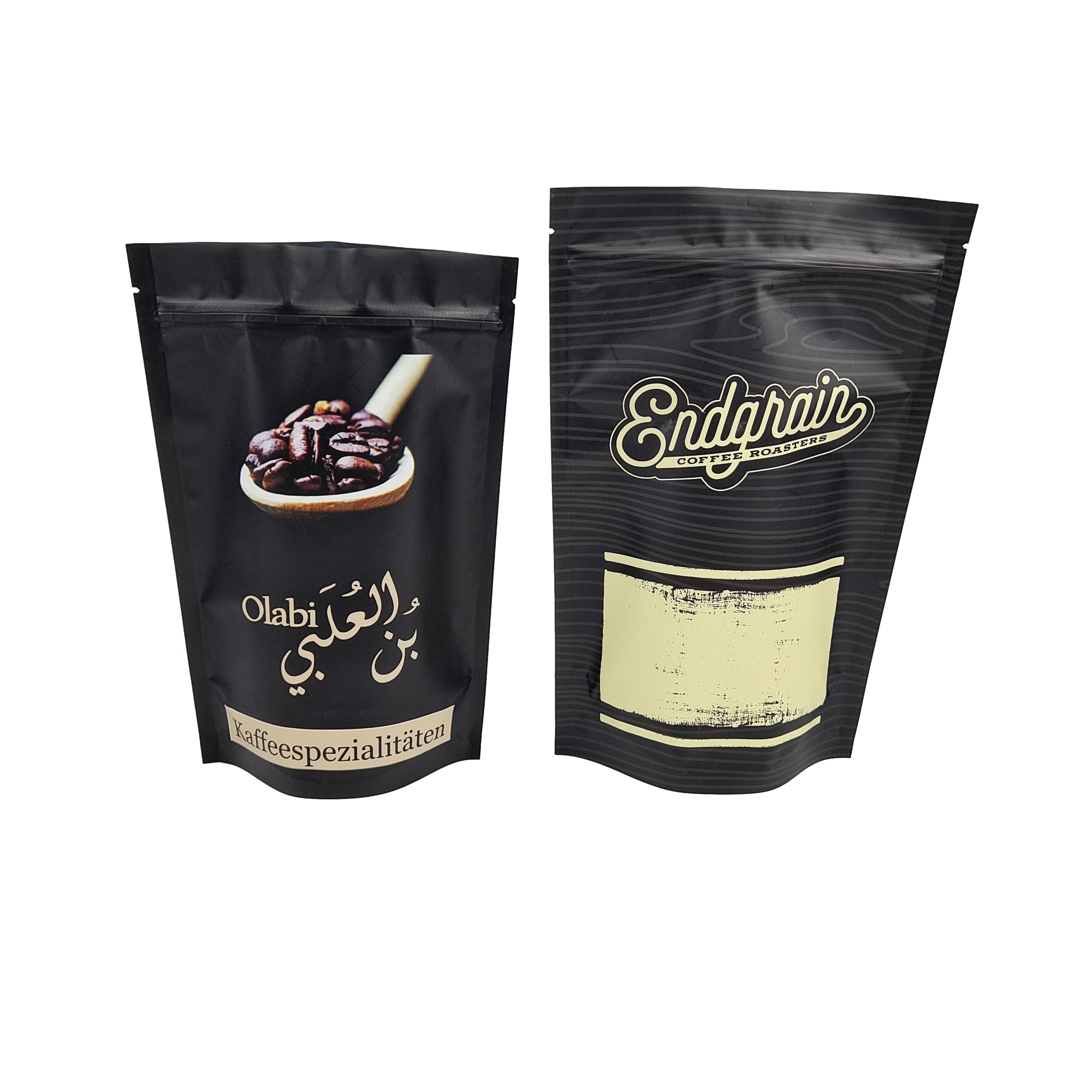 Sıcaklıkla mühürlenmiş gıda kalitesi Doypack Baggies Valves ile Özel Basılmış Stand Up Pocket Plastik Ziplock Bags