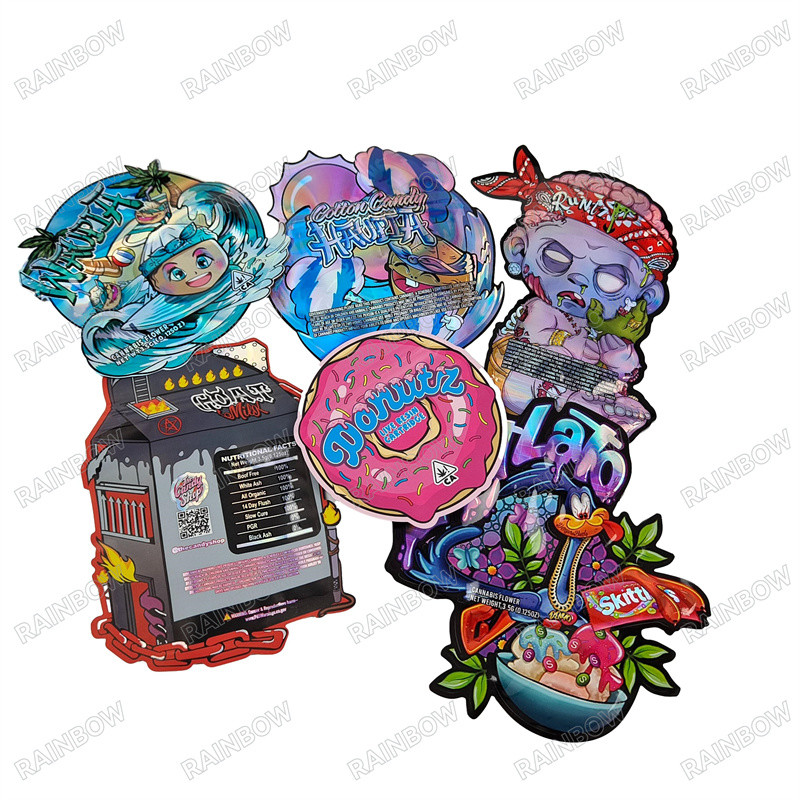 Çocuk Kanıtlı Fermuarlı ve Baskı Tasarımı için Uzun Sürekli Dayanıklılıklı Özel Ölçümlü Kesim Çantaları