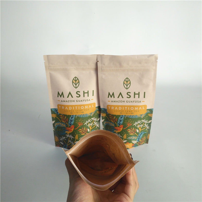 Çizim baskı Stand up k çantalar, süt tozu alüminyum folyo çantalar fermuarlı