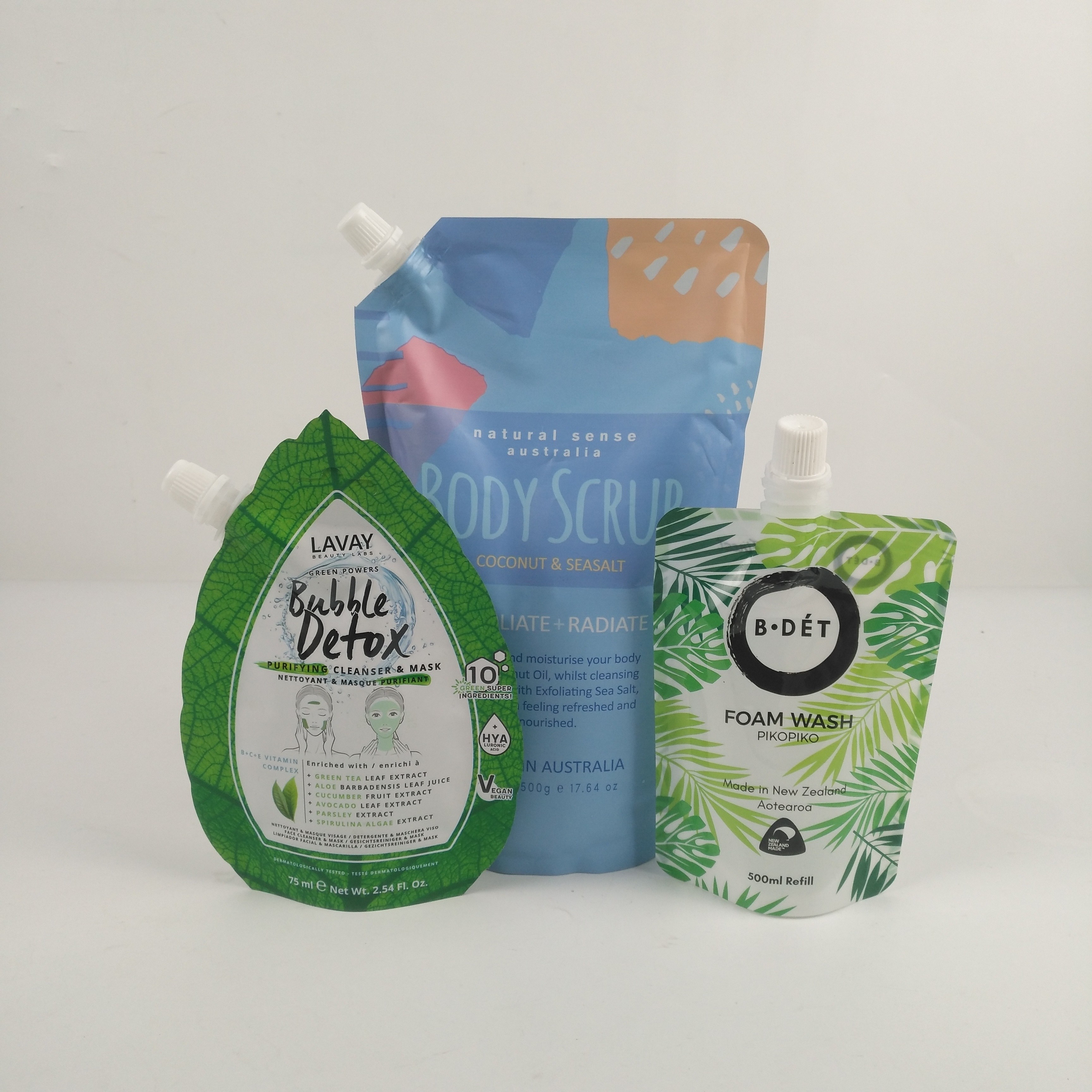 Gıda Stand Up Spout Pocket Customized Logo ile ambalaj kabul edilir