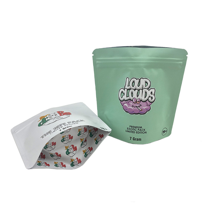 CMYK renk tipi için PET malzeme yapısı ile özel renkli bitkisel tütsü ambalajı