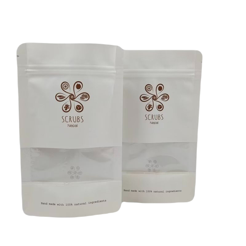 Açık Pencere Plastik Fermuar Çantaları Standup Pocket Foil Laminasyonlu Dijital Baskı