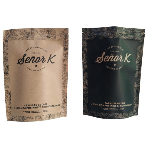 Yassı Alt Çanta Gıda Paketleme Filmi Plain White Baskı Üstü Hava Valfiyle Doldurma