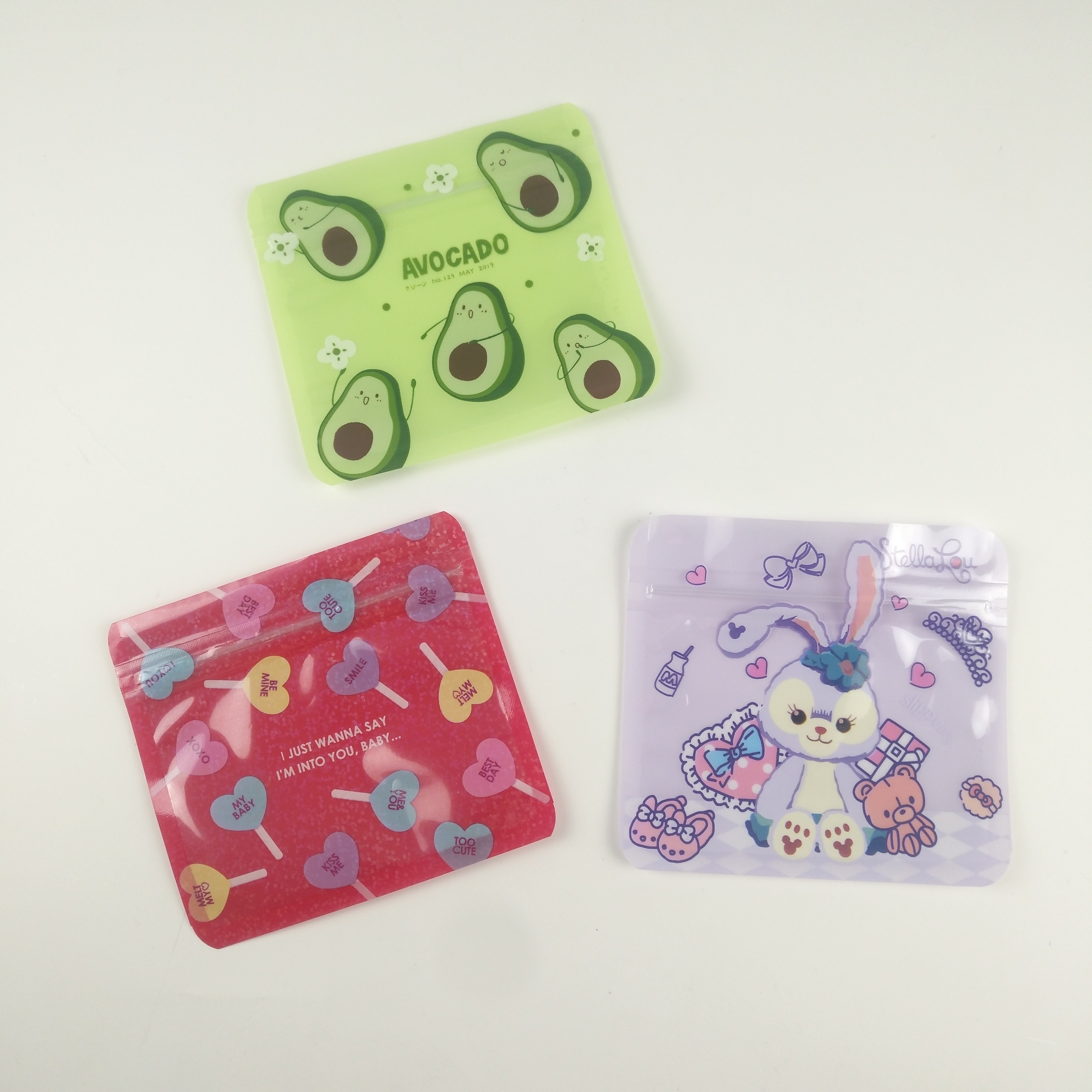 Özel Boyut ve Renkler Mümkün Plastik Poşetler Gıda Paketleri için Paketleme