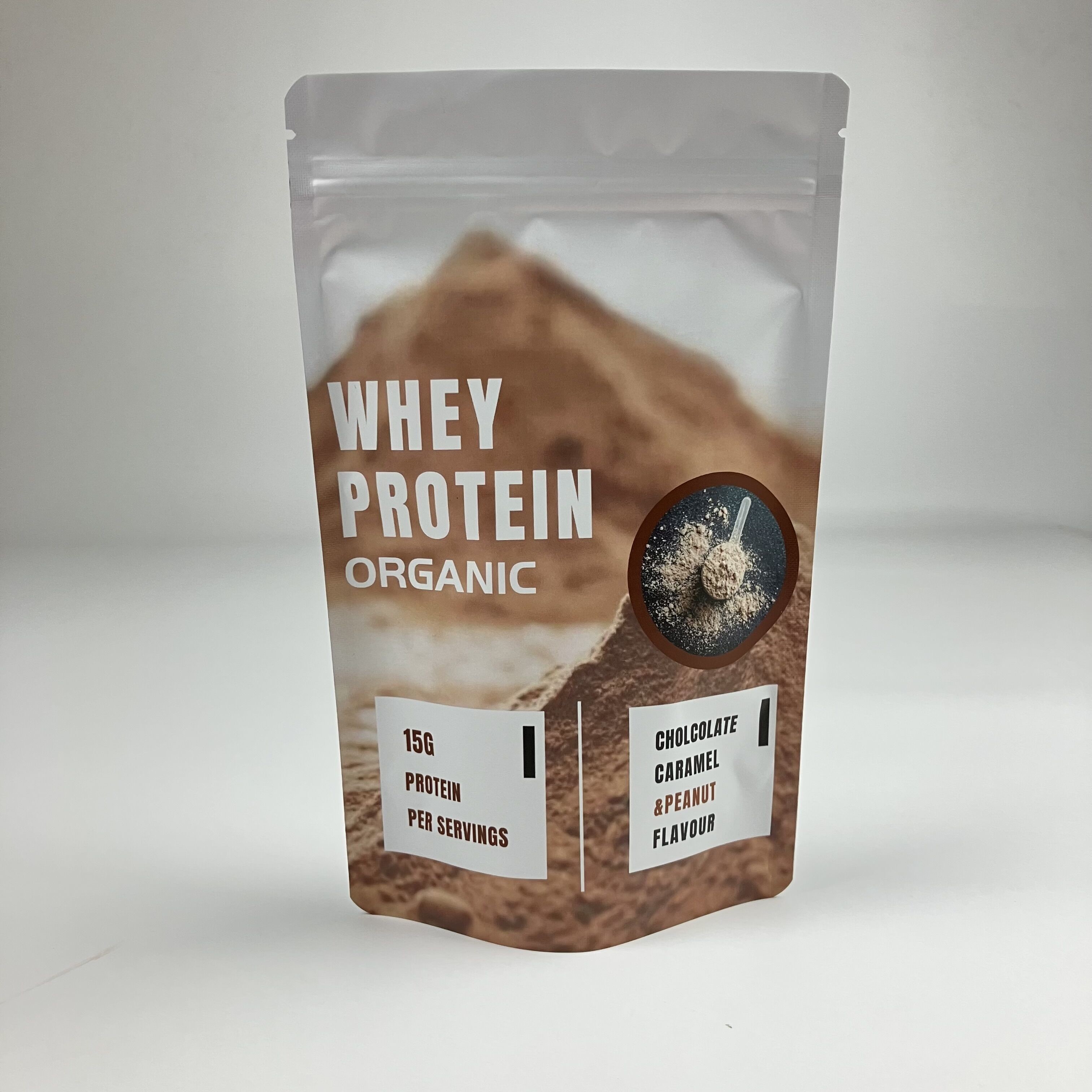 Dijital basılı Mylar Cüzdanları Matt VMPET Kokusuz Fermuar Cüzdanı CMYK Pantone 250g Cüzdan