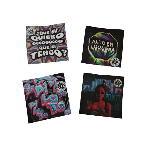 Kokusuz, açık pencereli toz ambalajlı plastik torba ile yeniden kilitlenebilir örnek torbaları