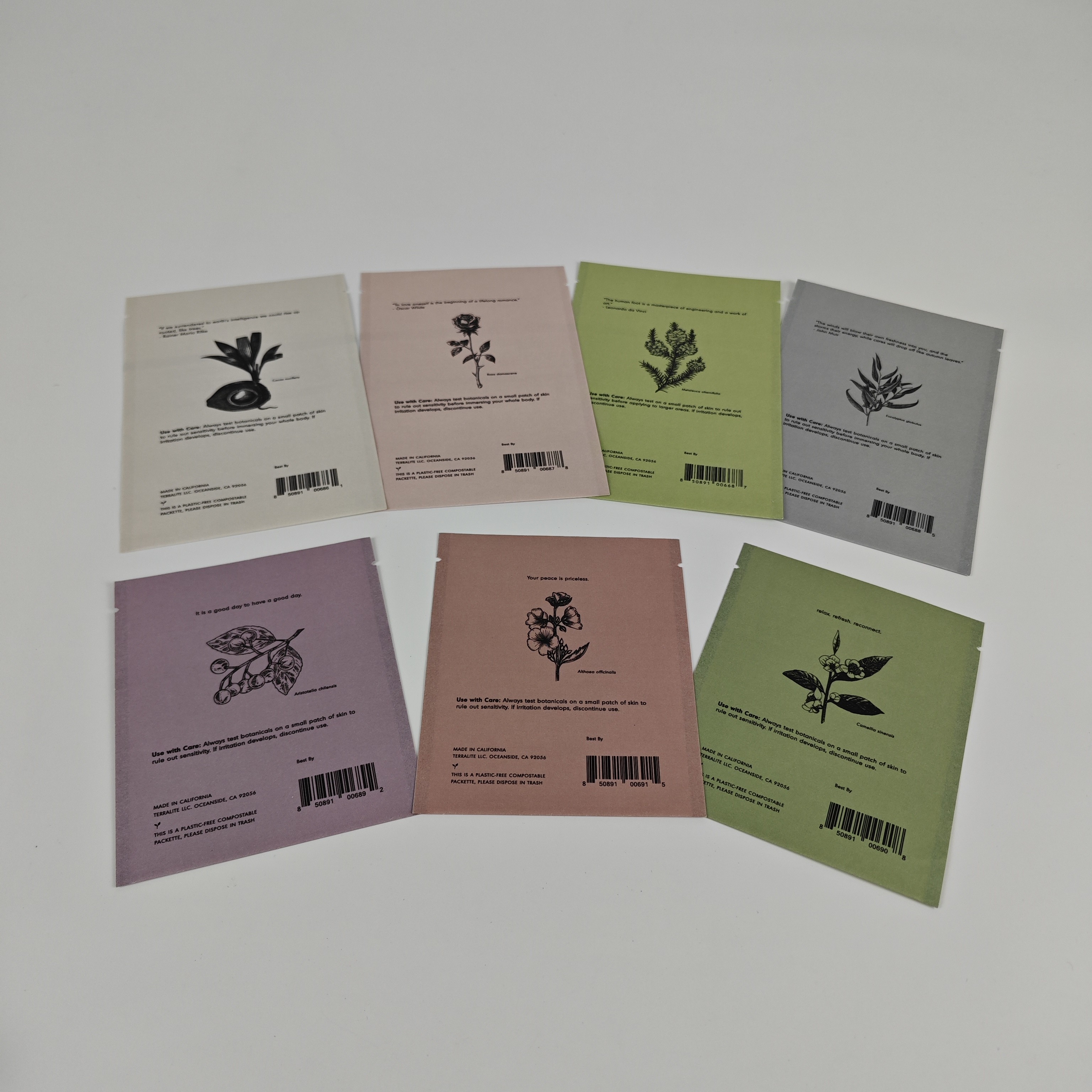 Ziplock Biyodegradable Kraft Stand Up Pouch Dijital Baskı Yeniden Kapanabilir Mylar Çantaları