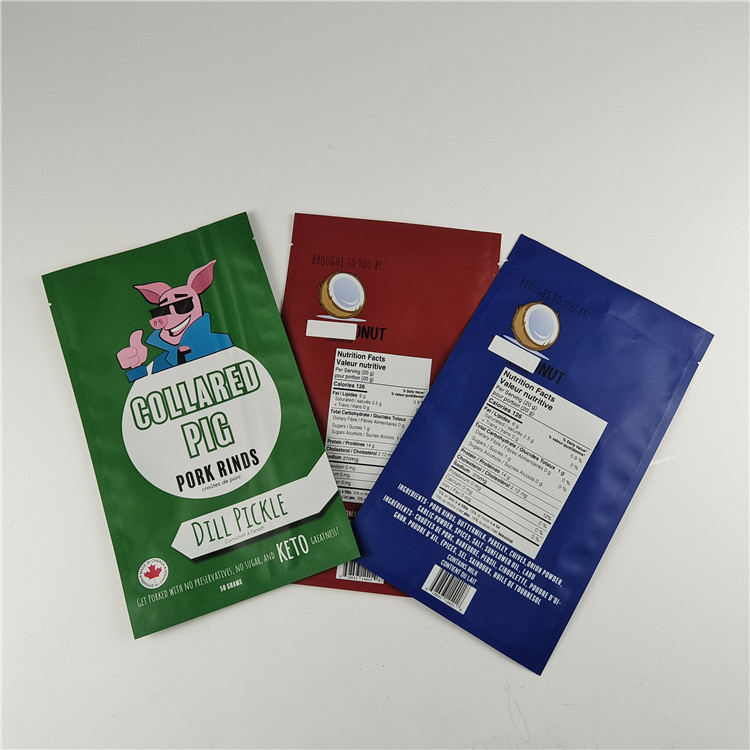 Üretici Özel Boyutlu Depolama Atıştırmalık Torbası Ambalaj Mat Alüminyum Folyo Kalk Topu Ziplock Ambalaj Torbası