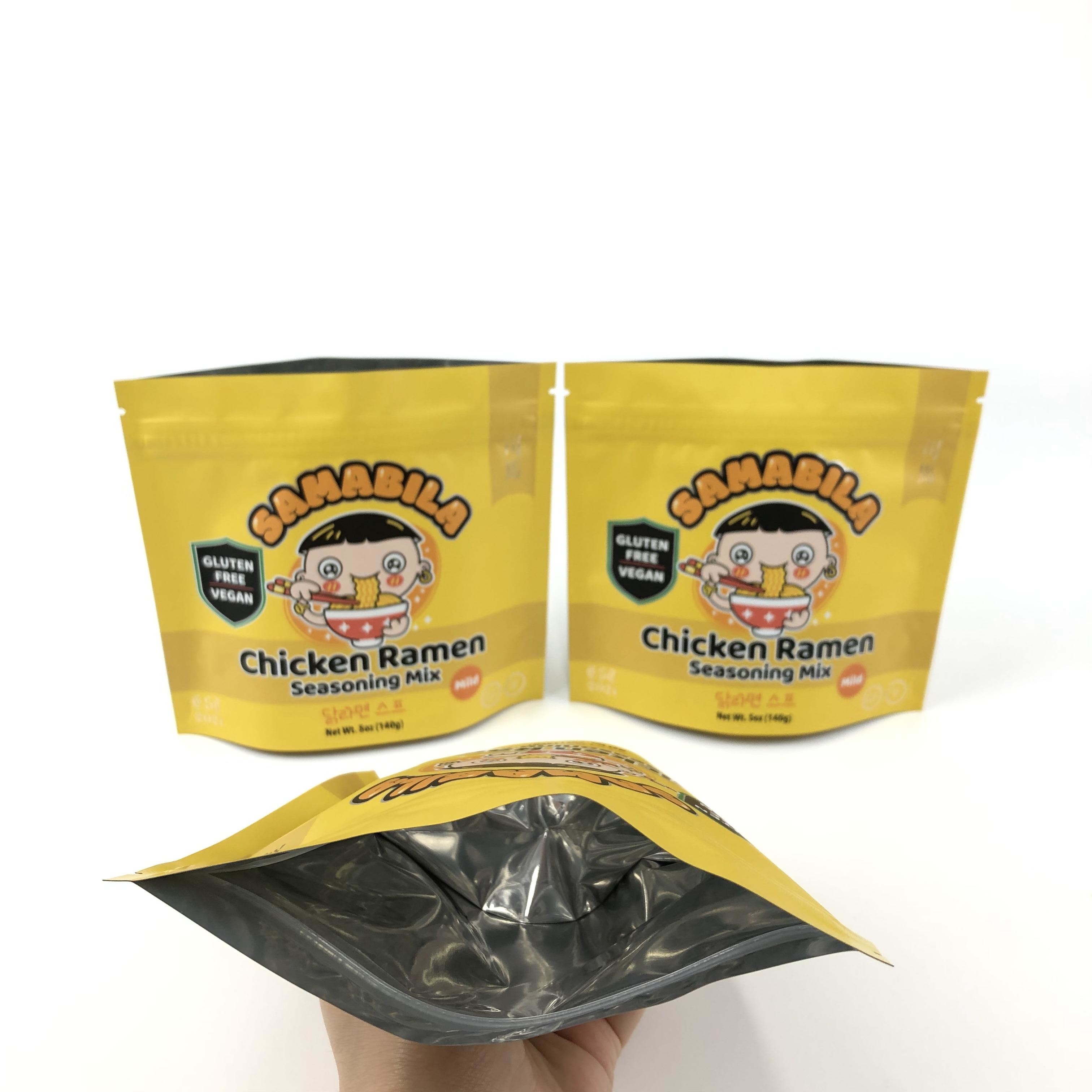 Zıpkın Kapama Sistemiyle Stand Up Çantası için Bitkisel Tütsü Ambalajı